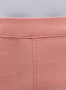 Джинсы-легинсы на эластичном поясе oodji для женщины (розовый), 12104043-7B/46261/5400N
