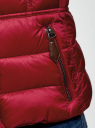 Куртка стеганая с воротником-стойкой oodji для Женщины (красный), 20204046/45797/4900N