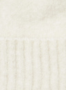 Шапка вязаная oodji для женщины (белый), 47602075/50660/1200M