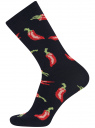 Комплект высоких носков (3 пары) oodji для мужчины (разноцветный), 7B233001T3/47469/37