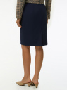 Юбка базовая прямая oodji для Женщины (синий) Юбка базовая прямая oodji для Женщины (синий), 21611105-5B/18600/7900N