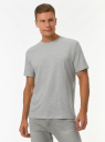 Футболка хлопковая oodji для Мужчины (серый) Футболка хлопковая oodji для Мужчины (серый), 5B621002M-4/47885N/2000M