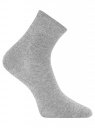 Комплект носков (6 пар) oodji для женщины (серый), 57102466T6/47469/31