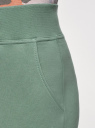 Комплект трикотажных брюк (2 пары) oodji для женщины (зеленый), 16700030-15T2/46173/6C00N