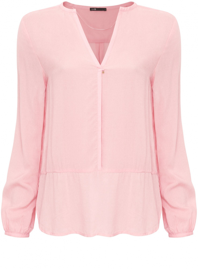 Блузка oodji для женщины (розовый), 21411075/24681/4000N