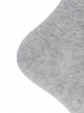 Комплект из трех пар укороченных носков oodji для женщины (серый), 57102418T3/47469/2000M