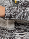 Кардиган полосатый с капюшоном oodji для женщины (серый), 63205244/46133/2512S