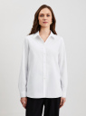 Рубашка фактурная oodji для Женщины (белый), 13K03020-1/50982N/1000N
