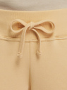 Спортивные брюки из ткани с начесом oodji для женщины (бежевый), 16700030-25B/19014N/3301N