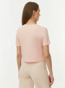 Кроп-топ из вискозы oodji для Женщины (розовый) Кроп-топ из вискозы oodji для Женщины (розовый), 15F11005-1/49998/4000N