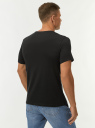 Футболка из хлопка oodji для Мужчины (черный) Футболка из хлопка oodji для Мужчины (черный), 5B611004M/46737N/2900N