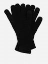 Перчатки вязаные для сенсорных экранов oodji для женщины (черный), 47304035/51053/2900N