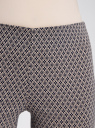 Брюки облегающие из эластичной ткани oodji для женщины (серый), 11707116-1/31266/3379G