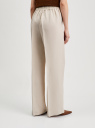 Брюки льняные широкие oodji для Женщины (серый), 11702078-3/53088/3300N
