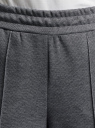 Брюки на резинке со стрелками oodji для Женщины (серый), 18601021-1/50654/7912M