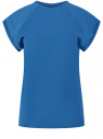 Футболка хлопковая базовая oodji для Женщина (синий), 14707001-4B/46154/7500N