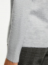 Джемпер вязаный с рукавом реглан oodji для Женщины (серый), 63807362/48517/2301M