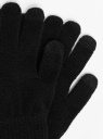 Перчатки вязаные для сенсорных экранов oodji для Женщины (черный), 47304035/51053/2900N