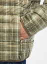 Куртка стеганая принтованная oodji для мужчины (зеленый), 1B121002M-5/42257/6260O