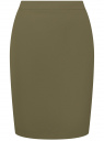 Юбка базовая прямая oodji для Женщины (зеленый) Юбка базовая прямая oodji для Женщины (зеленый), 21611105-5B/18600/6801N