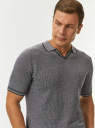 Поло вязаное oodji для Мужчины (серый) Поло вязаное oodji для Мужчины (серый), 4L512033M-1/51234/2379M
