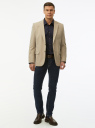Пиджак классический приталенного силуэта oodji для Мужчины (бежевый), 2B420040M-9/18600/3500N
