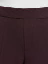 Брюки зауженные на эластичном поясе oodji для Женщина (фиолетовый), 11703091B/18600/8803N