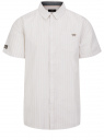 Рубашка хлопковая с короткими рукавами и нагрудным карманом oodji для Мужчина (бежевый), 3L410151M/50031N/3312S