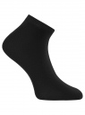 Комплект из трех пар укороченных носков oodji для женщины (черный), 57102418T3/47469/67