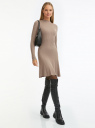 Платье вязаное oodji для Женщина (коричневый), 63912238/45641/3700M
