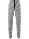 Брюки пижамные из хлопка oodji для Мужчины (серый), 7L401002I-1/47885N/2029G