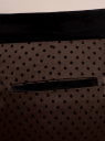 Брюки в горох с бархатным поясом oodji для женщины (коричневый), 11706202-1/32816/3929D