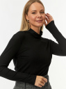 Водолазка из рельефной ткани oodji для Женщины (черный) Водолазка из рельефной ткани oodji для Женщины (черный), 15E11034/50683/2900N
