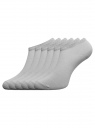 Комплект укороченных носков (6 пар) oodji для женщины (серый), 57102433T6/47469/2000N