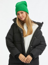 Шапка вязаная oodji для Женщины (зеленый) Шапка вязаная oodji для Женщины (зеленый), 47602085/18941/6A00N