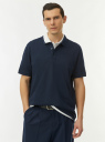 Поло из ткани пике oodji для Мужчины (синий) Поло из ткани пике oodji для Мужчины (синий), 5B422001M/44032N/7900N