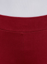 Легинсы трикотажные с принтом oodji для женщины (красный), 18700046-3/47618/4910P
