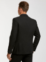 Пиджак приталенный на пуговицах oodji для Мужчины (черный), 2B420032M-1/48331N/2900O