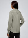 Блузка базовая из вискозы oodji для женщины (серый), 11411136B/26346/2301N