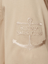 Рубашка с погонами и нагрудными карманами oodji для женщины (бежевый), 13L11015/26357/3300N