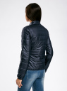 Куртка стеганая с воротником-стойкой oodji для Женщины (синий), 10203060/43363/7900N