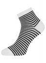 Комплект укороченных носков (6 пар) oodji для женщины (разноцветный), 57102418T6/47469/74
