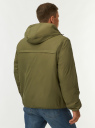 Куртка утепленная с капюшоном oodji для Мужчины (зеленый) Куртка утепленная с капюшоном oodji для Мужчины (зеленый), 1L512022M/44334N/6837B