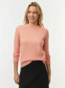 Джемпер вязаный с рукавом реглан oodji для Женщины (розовый) Джемпер вязаный с рукавом реглан oodji для Женщины (розовый), 63807362/48517/4B00N