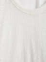 Майка вискозная в рубчик oodji для Женщины (белый), 14305048/50964/1200N