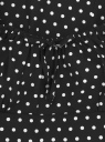Платье принтованное из хлопка oodji для женщины (черный), 11902047-2/14846/2910D