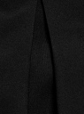 Юбка расклешенная со встречными складками oodji для Женщина (черный), 11600396-5B/14917/2900N