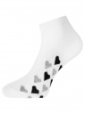 Комплект из трех пар укороченных носков oodji для женщины (разноцветный), 57102418T3/47469/43