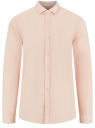 Рубашка прямого силуэта с длинным рукавом oodji для мужчины (розовый), 3B110034M-1/49838N/4B00N