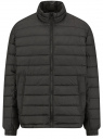 Куртка стеганая на молнии oodji для Мужчины (черный), 1L121010M/50223/2900N
